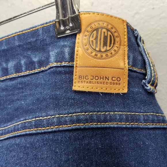 Big John Co Jeans Men Sz 28 Retro Denim Straight Leg Obscuro Medium Wash 31"x27" - Picture 12 of 16